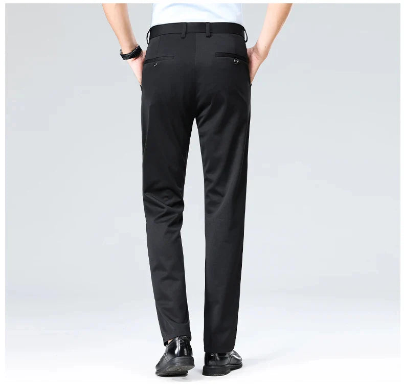(COMPRE 1 LEVE 2) Calça Social Traço Fino + Cinto Social Couro