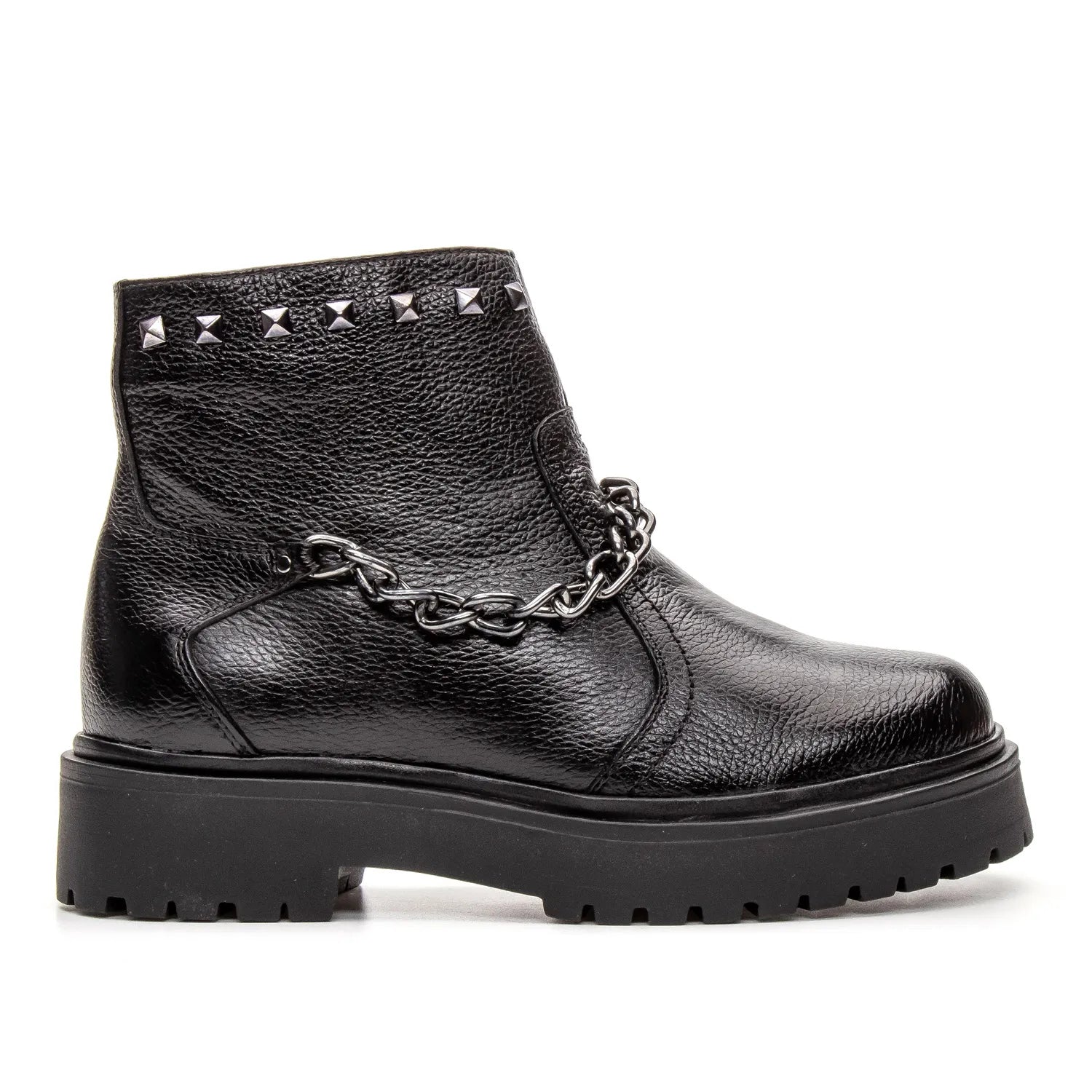 Bota Luxe Feminina Coturno Preta - 3853