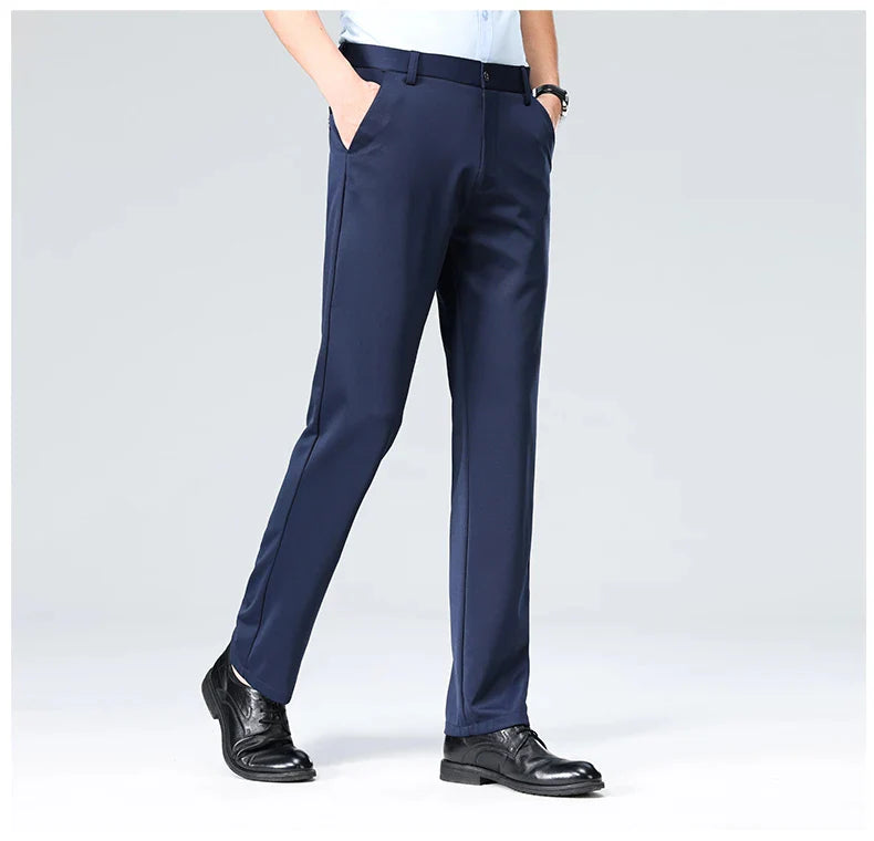 (COMPRE 1 LEVE 2) Calça Social Traço Fino + Cinto Social Couro