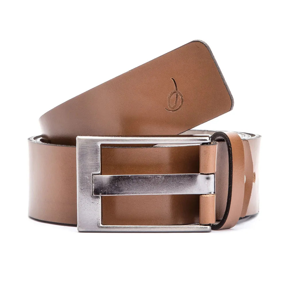 Cinto Masculino 100% Couro Whisky