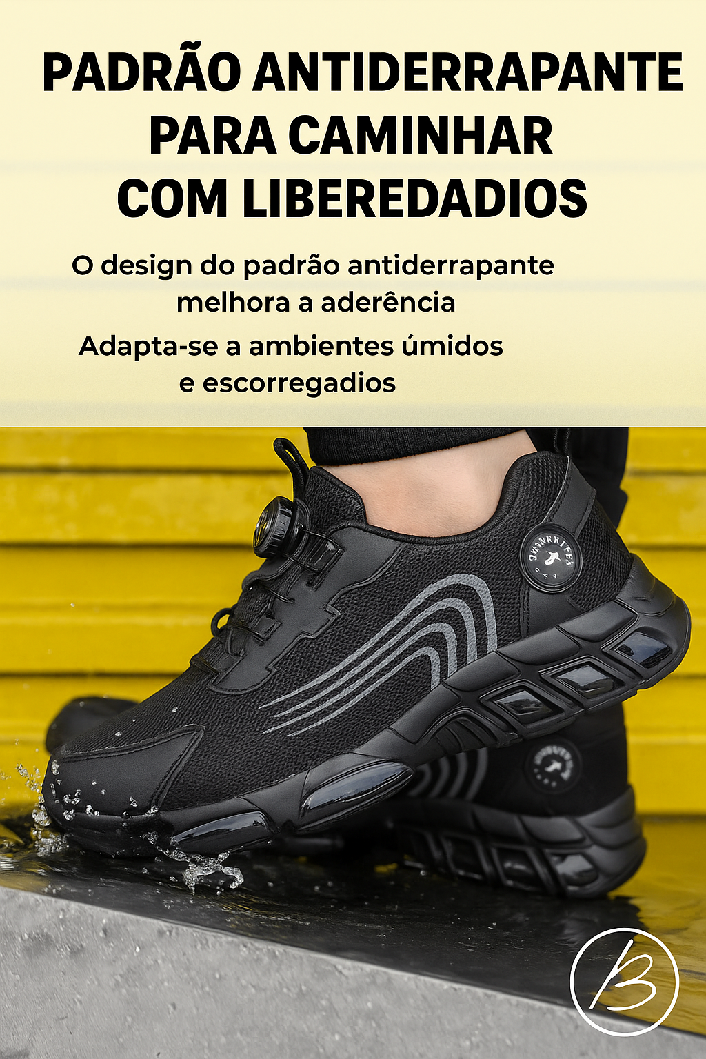 PéSeguro™ – Aderência Imbatível, Conforto em Cada Passo!