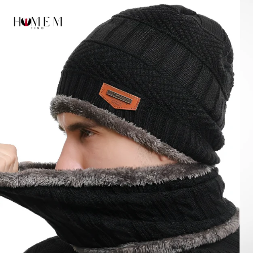 Kit Conforto Pollar - Bota, Touca e Cachecol Peluciados (OFERTA DE INVERNO)