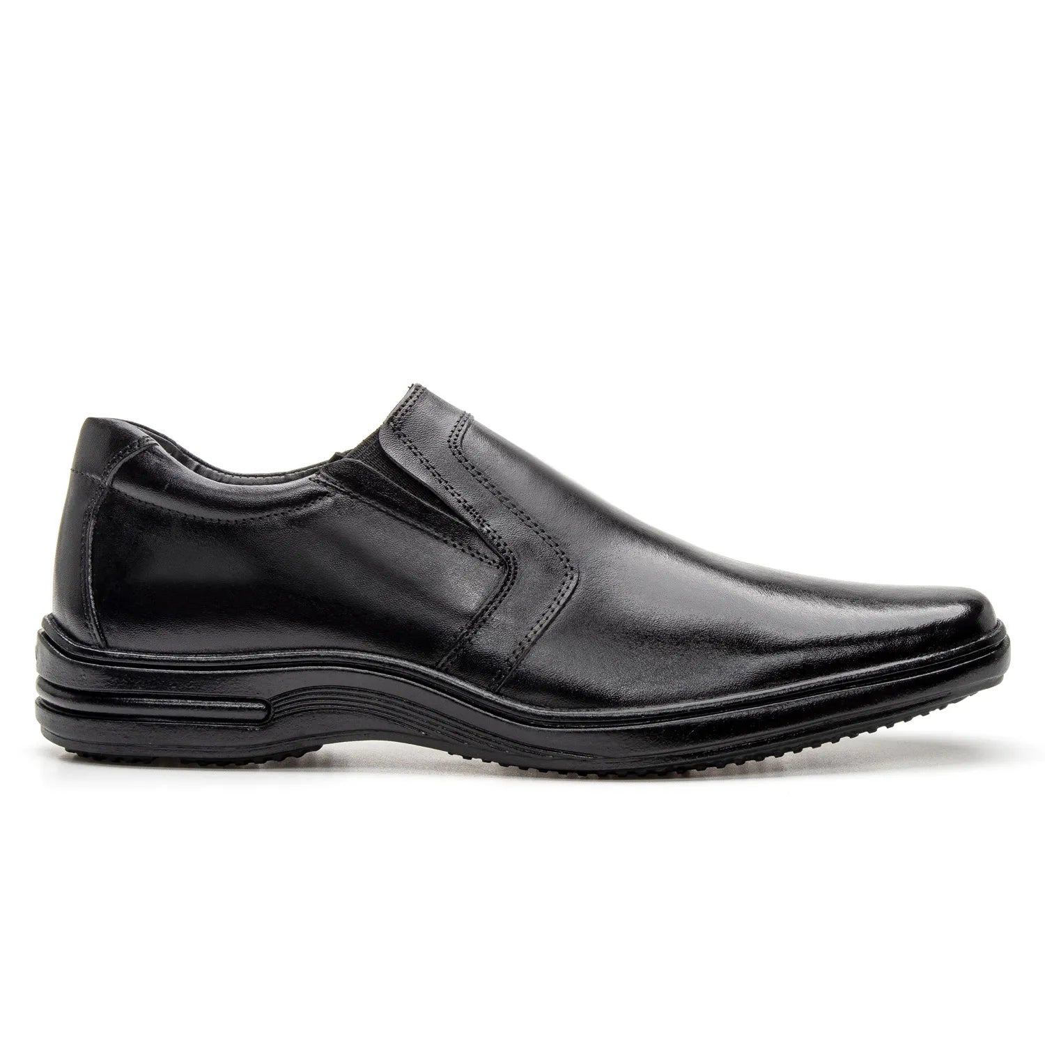Sapato de Couro Masculino Vértice Preto Divo™