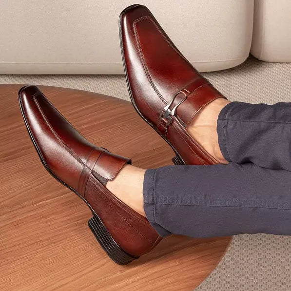 Sapato Social Vanguarda Tabaco com Fivela - 4603