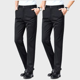 (COMPRE 1 LEVE 2) Calça Social Traço Fino + Cinto Social Couro