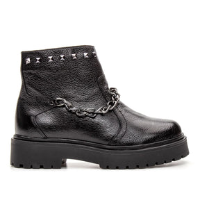 Bota Luxe Feminina Coturno Preta - 3853