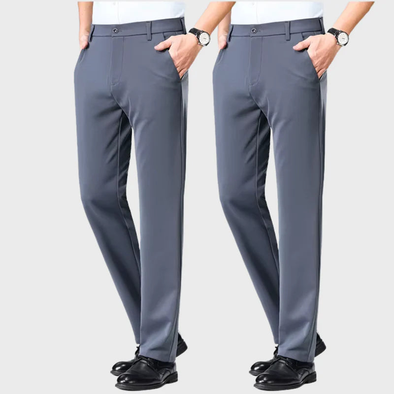 (COMPRE 1 LEVE 2) Calça Social Traço Fino + Cinto Social Couro