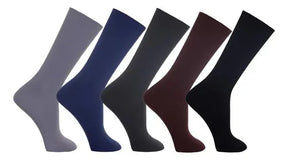 (LEVE 12 PAGUE 1) Kit 12 Pares Meia Social Cano Longo Confortável