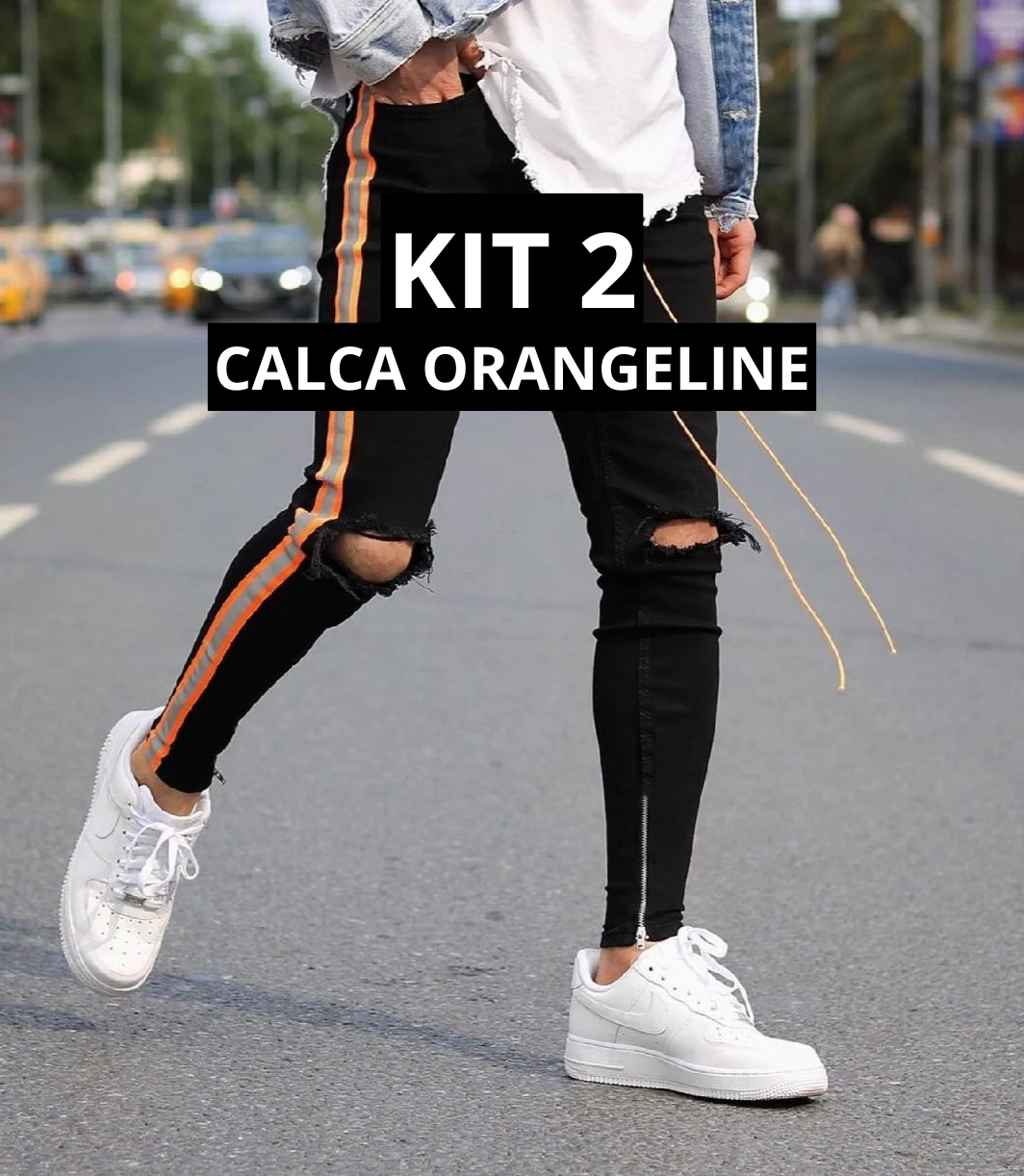 (COMPRE 1 LEVE 2) ORANGELINE™ A Calça Que Acende Seu Estilo nas Ruas