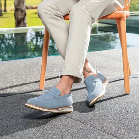 Loafer Casual Toscana Camurça Jeans - 2905