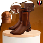 Kit Bota Almeida 3.0 em Couro Legítimo com Palmilha Ortopédica +BRINDES: Boné, Cinto e Carteira