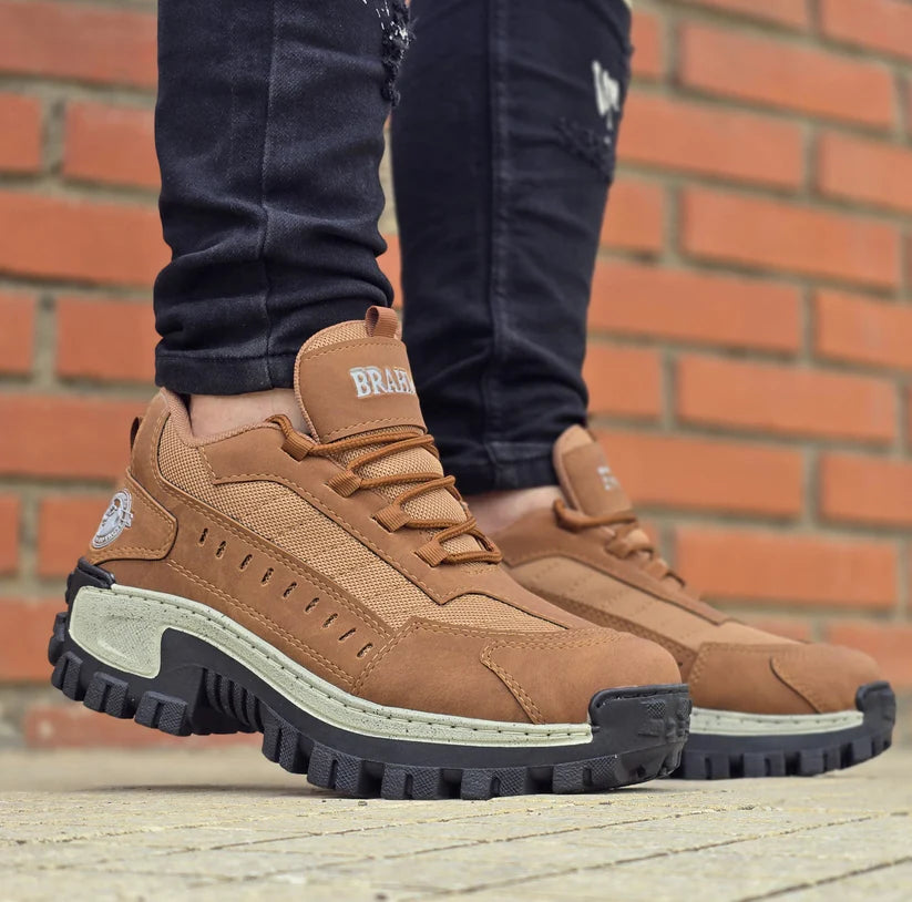 Bota Bramha™ – Estilo Imponente, Conforto Extremo e Pronta pra Qualquer Terreno!+Brinde, Carteira de Couro Legitimo